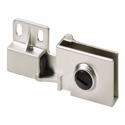 Charnière de porte verre avec vérouillage pour porte rentrante épaisseur 4 à 6 mm avec arrêt zamac. Pour porte hauteur maxi 1 ...