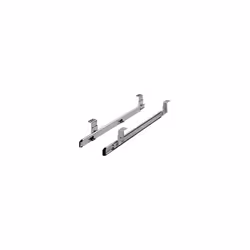 Coulisse à billes en acier zingué pour tablette porte clavier. Avec blocage en position fermée et en position sortie. Hauteur ...