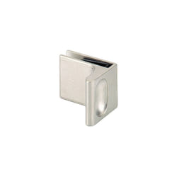 Poignée tirette pour porte en verre - Décor : Nickelé mat - Matériau : Zamac - Montage : Intérieur Hettich
