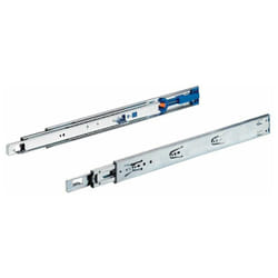 Coulisses à billes ka 4532 am silent system - Longueur : 400 mm - Profondeur intérieur de caisson mini : 404 mm Hettich