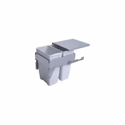 Capacité de 60 L (2 seaux de 30 L) ou 70 L (2 seaux de 35 L). Pose de la porte frontale avec réglage façade 3D ou pose latéra ...