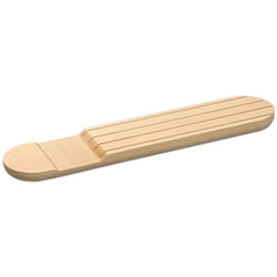 Range couteaux - Décor : Naturel - Finition : Verni - Largeur : 95 mm - Longueur : 460 mm - Matériau : Hêtre Gollinucci