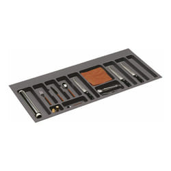 Ramasse-couverts pour tiroir - Peut recevoir les accessoires : Oui - Largeur maxi : 1140 mm - Largeur mini : 1095 mm - Pour caisson de largeur : 1200