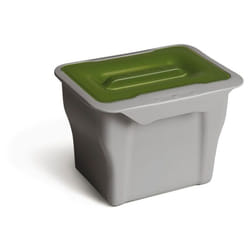 Gollinucci - Bac à ordures suspendu pour porte de placard - Hauteur : 182 mm - Contenance : 5 l - Largeur : 185 mm - Longueur : 247 mm - Matériau :