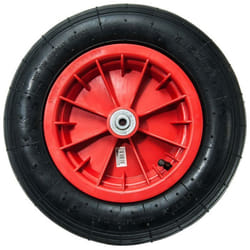 Roue gonflable - WERKA PRO - 14 360x85 - Alésage 10mm - Rouge