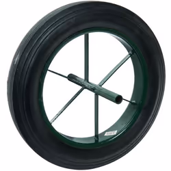 Roue increvable 15 385 x 66 Pneu dur et axe 20mm