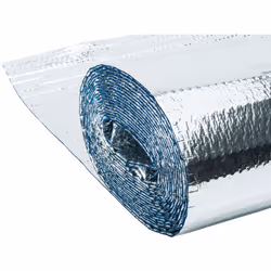Description générale Ce produit est un isolant thermique composé de deux films thermo-réflecteurs en PET métallisé et d'un fi ...