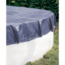 Bâche de protection 140g/m2 Werka Pro pour piscine hors sol ronde Bâche ø 4,20m pour piscine ø 3,60m