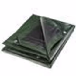 Bâche multifonctions noire et verte 240 g/m2 WERKA PRO 2 x 3 m