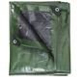 Bâche multifonctions noire et verte 240 g/m2 WERKA PRO 4 x 5 m