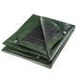 Bâche de protection multiusage - WERKA PRO - 6 x 10 m - Vert - Polyéthylène - Imputrescible et traitée anti UV