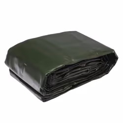 Bâche - WERKA PRO - 8 x 12 m - Vert et noir - Imputrescible et anti-UV