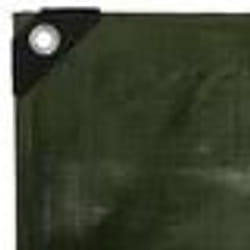 Bâche multifonctions noire et verte 240 g/m2 WERKA PRO 15 x 6 m