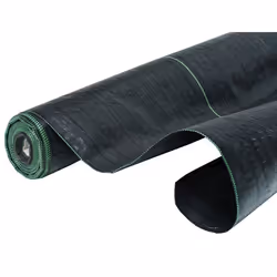 Toile anti mauvaises herbes - Werkapro - 21 x 25 m - 100 g/m2 - Perméable à leau - Stabilisation du sol