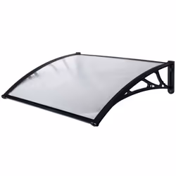 Marquise - WERKA PRO - 80 x 150 cm - Polycarbonate - Transparent - Anti UV