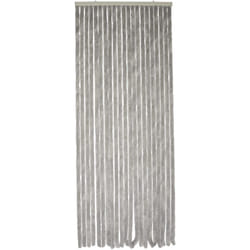 Rideau chenille gris clair uni Werka Pro 120 x 220 cm