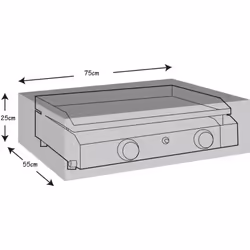 Description générale Housse de protection pour plancha, conçue pour protéger votre appareil des intempéries et prolonger sa d ...