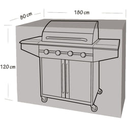 Housse de protection pour barbecue et plancha Werka Pro 180 x 80 x 120 cm 180 x 80 x 120 cm
