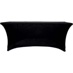 Housse nappe pour table pliante 240cm Werka Pro Noire