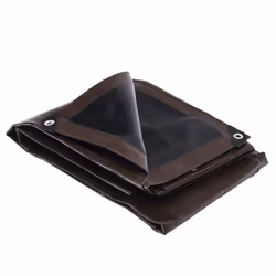Bâche professionnelle marron 350g/m2 WERKA PRO 2 x 3 m