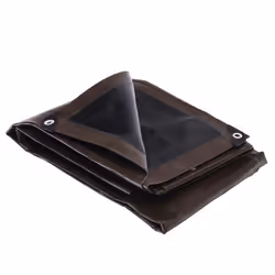 Bâche professionnelle marron 350g/m2 WERKA PRO 3 x 5 m