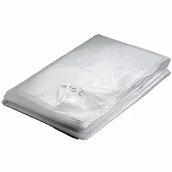 Bâche transparente - Werkapro - 3 x 4 m - 80 g/m2 - Anti UV - Légère