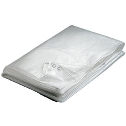 Bâche transparente Werkapro 3 x 4 m - Polyéthylène armé - Bâche légère armée - Traitée anti UV