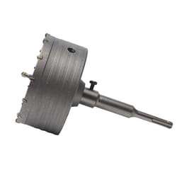 Scie trépan SDS+ - WERKA PRO - Longueur 160mm - Diamètre 125mm - Carbure de tungstène - Filetage M18