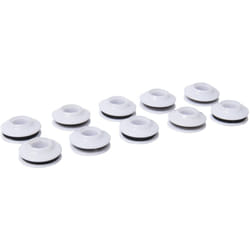 Lot de 10 oeillets auto perforants pour bâches Werka Pro Blanc