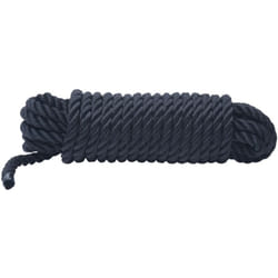 Werka Pro - Corde noire polyester 10 mètres ø 18 mm (résistance ± 4900 kg)