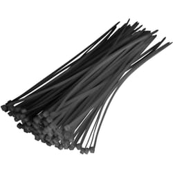 Collier rapide noir lot de 100 colliers 400 x 7,6 mm