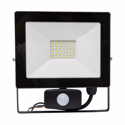 Projecteur LED plat - WERKA PRO - 30 Watts - 39 LEDs - 2400 lumens - Détecteur de mouvement