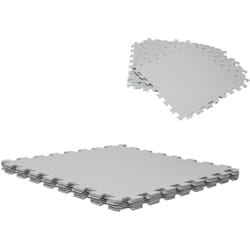 Dalle pour piscine grise 50x50cm 3mm épaisseur 9 pièces Werka Pro