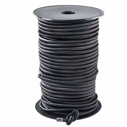 Tendeur élastique noir - WERKA PRO - 4mm x 50 mètres - Résistant aux UV et au grand froid