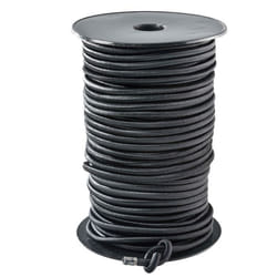 Tendeur élastique noir - WERKA PRO - 4mm x 50 mètres - Résistant aux UV et au grand froid