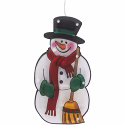 Description détaillée du produit: Produit: Bonhomme de Neige Univers: décoration de Noël Matériau: PVC Dimensions: 13,3 x 25  ...