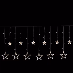 Guirlande lumineuse électrique étoiles 25 mètres 138 LED