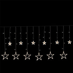 Guirlande lumineuse électrique étoiles 25 mètres 138 LED