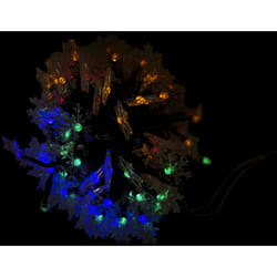 Guirlande solaire led multicolore 3 dimensions Werka Pro 12M (100 led)