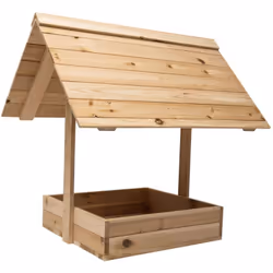 Description détaillée du produit : Produit: Mangeoire bois pour poules Univers: Animaux Matière: bois Dimensions totales: L 7 ...