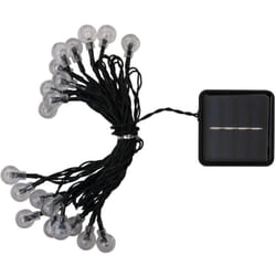 Guirlande boule solaire 50 led blanc froid 5 mètres