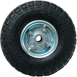 Roue gonflable 10 métal ø 260 x 85mm Werka Pro Alésage 16mm
