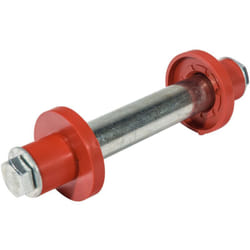 Axe de roue avec écrous - flasques Ø16mm