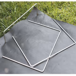 Informations produit : Produit: Agrafes métalliques galva Usage: jardin Utilisation: facilite installation des toiles de pail ...
