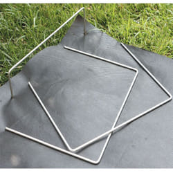 Agrafes 15 x 20cm métalliques galva 10 pcs