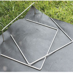 Agrafes 15 x 20cm métalliques galva 40 pcs