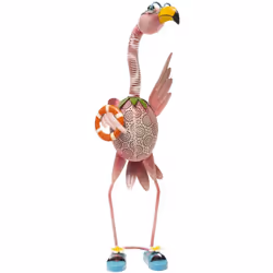 Informations produit : Produit: Flamant rose Univers: jardin Utilisation: Décoration et éclairage Hauteur: 48,5 cm Type d'écl ...