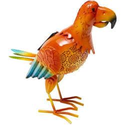 Perroquet orange solaire 1 led couleur