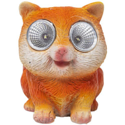 Chat solaire 2 led