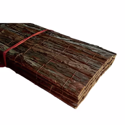 Natte brise vue - WERKA PRO - Écorce naturelle - 15 x 3m - 1600 g/m² - Marron